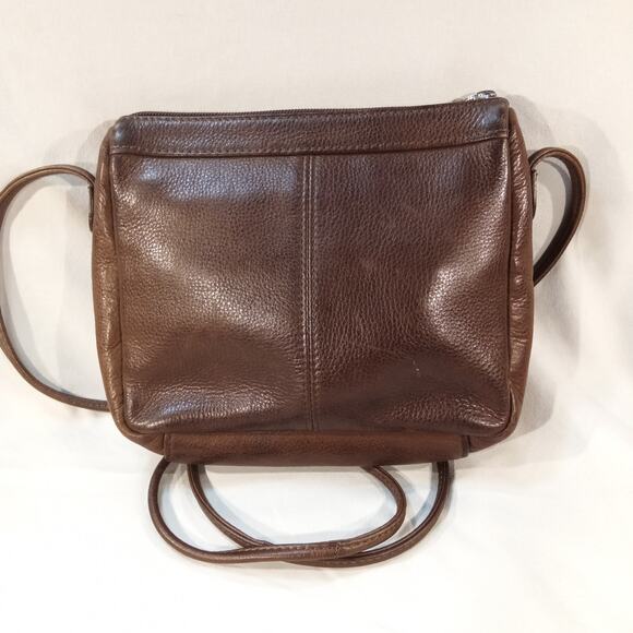 Fossil Leather Crossbody Purse Brown – Good Condition - Picture 3 of 6